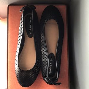 Madden Girl Calista Perforated Flats—NWOT